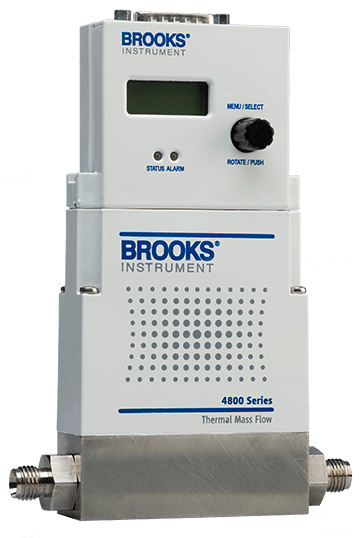 Brooks Instrument 4800 Series Elastomer Sealed Thermal Mass Flow Controllers & Meters
